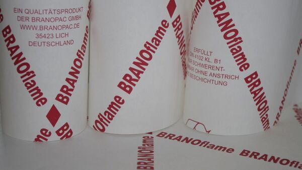 BRANOflame flame-retardant paper for paintwork